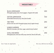 Blah Brunch Cafe menu 2