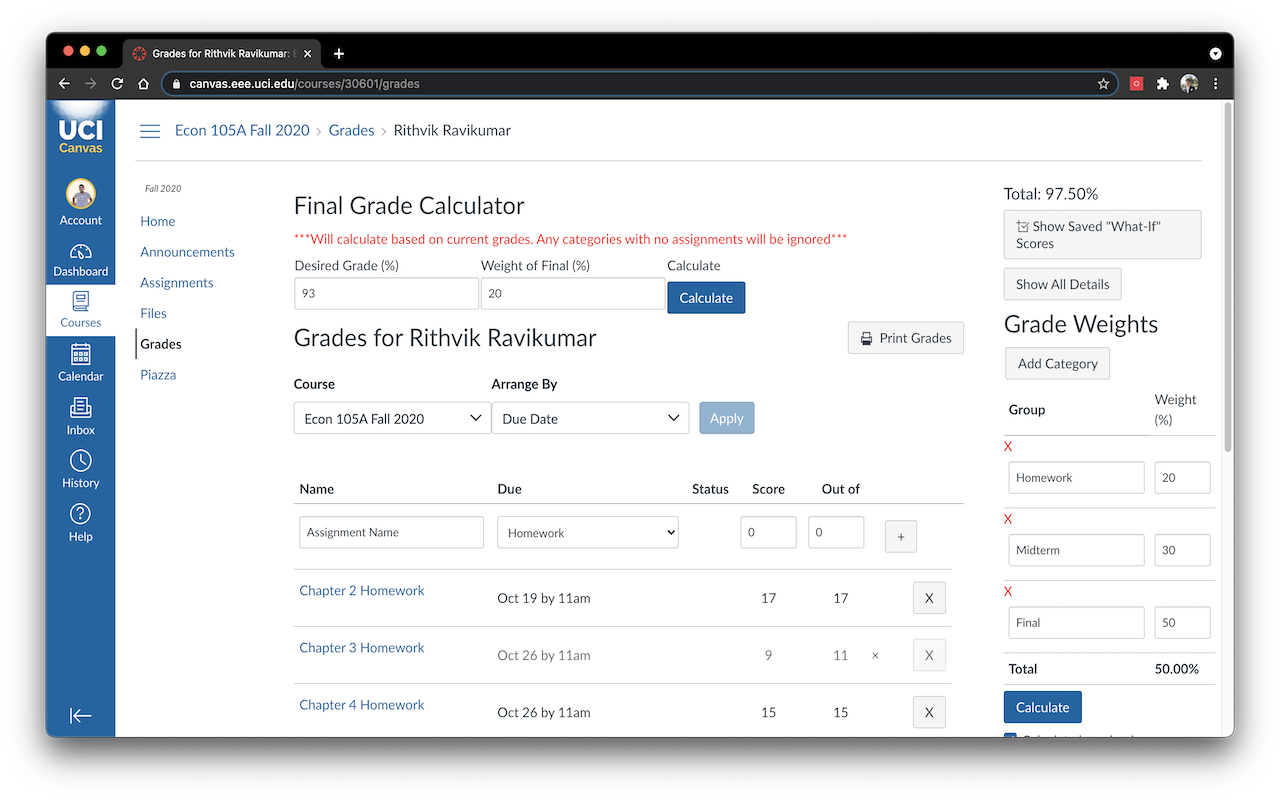 Canvas Easy Grader Preview image 1