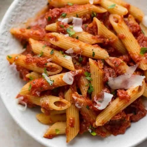 Veg Arrabiata Pasta