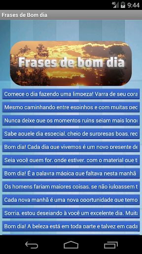 Frases de Bom Dia