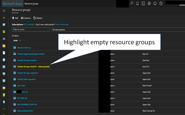 My Azure Portal Extention Preview image 4