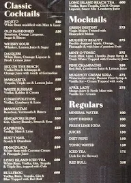 The Mugshot Lounge menu 2