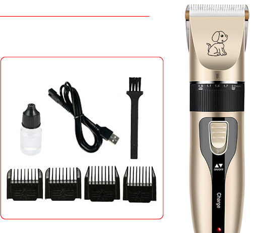 Title 6, Pet Electric Hair Clipper Set Complete, low-noi...