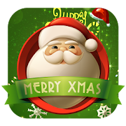 Merry Christmas gift theme 3D  Icon