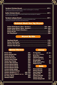 Badshah Biryani menu 3