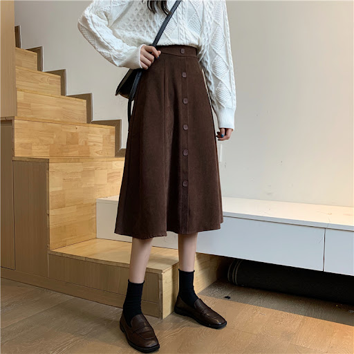 Title 44, A-line Half-length Womens Mid-length High-wais...