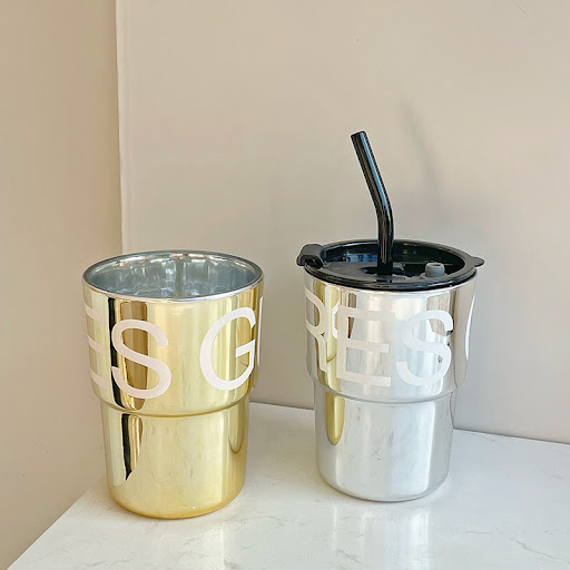 Title 1, Ins Wind Horizontal Straw Tumbler, stylish for ...