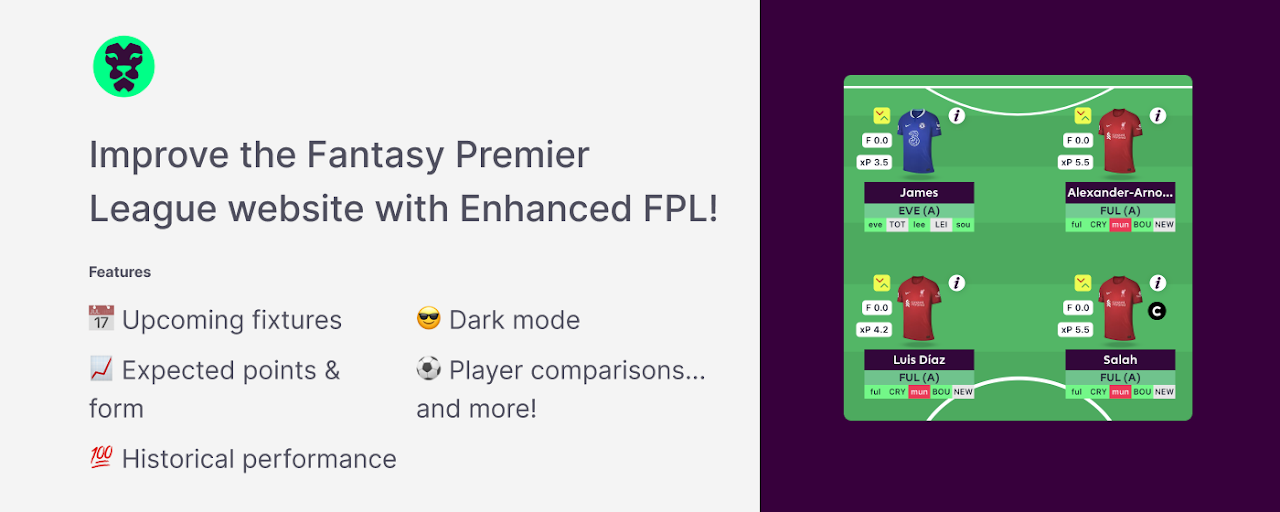 Enhanced FPL - FPL on steroids Preview image 2