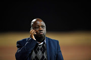  AmaZulu FC chairman Dr Patrick Sokhela during the Absa Premiership match between Highlands Park and AmaZulu FC at Makhulong Stadium on August 27, 2019 in Johannesburg, South Africa. 