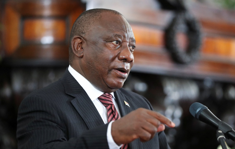 President Cyril Ramaphosa under fire. File image