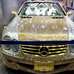 most beautiful mercedes benz in the world in Shibuya, Japan 