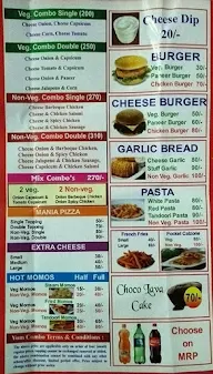 The Friends Pizza menu 3