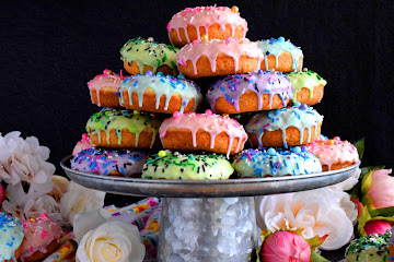 Stacked Donut Cake