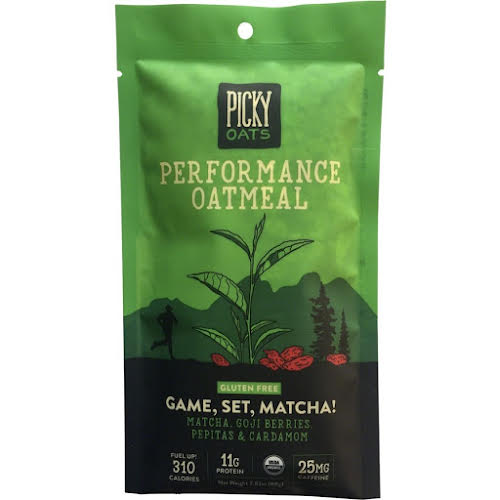 Picky Bars Picky Oats Game, Set, Matcha! Oatmeal, Box of 10 packets