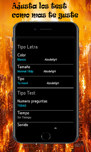 Test para la oposicion de Bombero