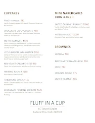 Fluff In A Cup menu 1