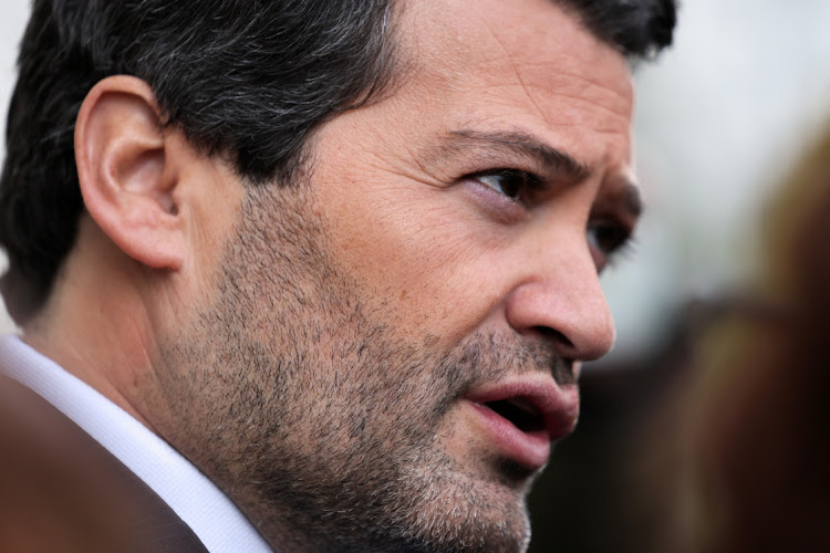 Far-right political party Chega leader Andre Ventura looks on during the general election in Lisbon, Portugal, March 10, 2024. Picture: VIOLETA SANTOS MOURA