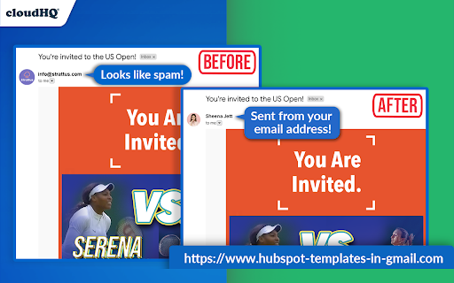 HubSpot Templates for Gmail™ by cloudHQ Preview 2