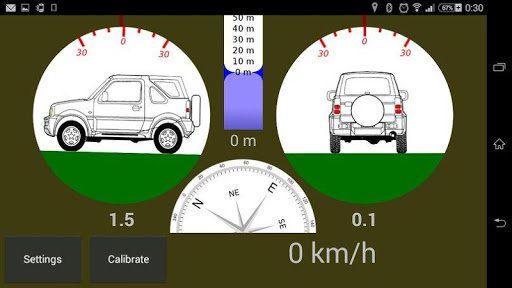 Inclinometer speedometer pro