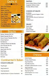 Shree Rathnam menu 1