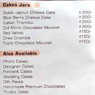 Cake Innovation menu 3