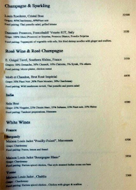 Arcot Bar (Trident Chennai) menu 2