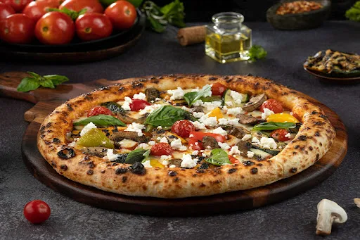 Naples - Mixed Vegetables With Crumbled Feta Pizza (4 Slice)
