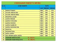 Cheelgadi Sweets menu 1