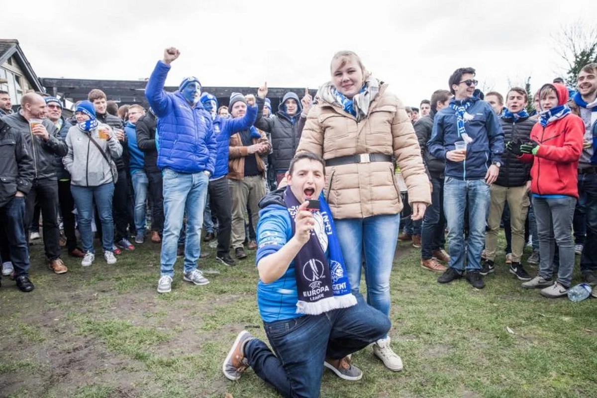 Zo combineer je liefde voor AA Gent en liefde voor je vriendin: "Ik vroeg haar ten huwelijk in Wembley"