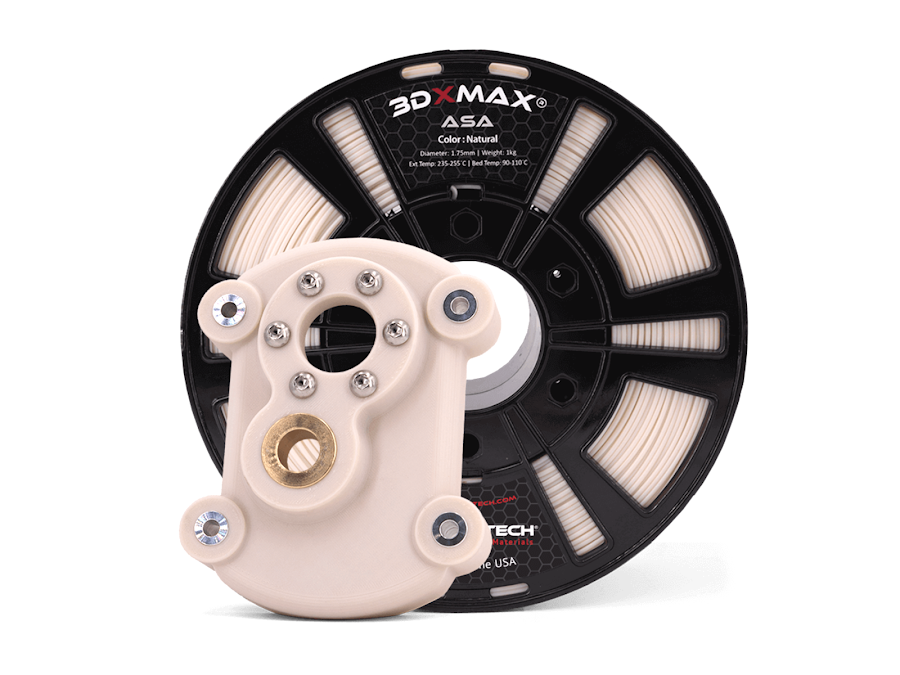 3DXTech 3DXMAX ASA Filament - (4kg) Dark Grey 2.85mm