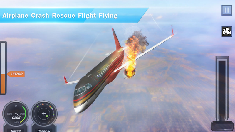 Скриншот Реальный самолет Летающий Simulator : Самолет игры