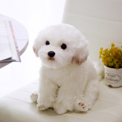 Title 2, A cute puppy doll as a holiday gift for your gi...