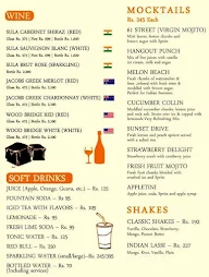 The Hangout by 1861 menu 7