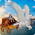 Cover Image of ดาวน์โหลด Flying Horse Taxi Transport 1.7 APK