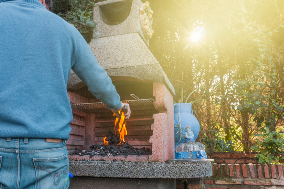 barbacoa de obra a medida