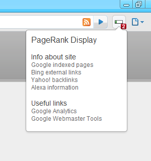 PageRank Display