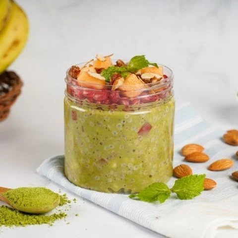 Matcha Fruit Pop Oatmeal