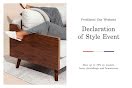 Declaration of Style - President's Day item