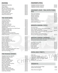 Rangis' menu 3