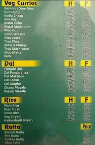 Pandit Ji Ki Rasoi menu 1