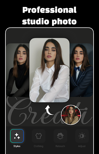 Screenshot Creati AI Photo Generator