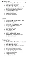 Hambre Hombre menu 6