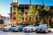 From left to right: Mercedes-Benz A250 Sport, Volvo V40 T4 Inscription Geartronic, BMW 120i Steptronic and Audi A3 2.0 TFSI S-tronic.