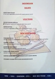 The Oriental Spice - Ashraya Hotel menu 1