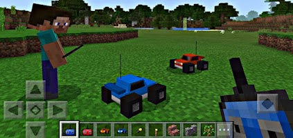 Minecraft car mod. Vehicle Screenshot