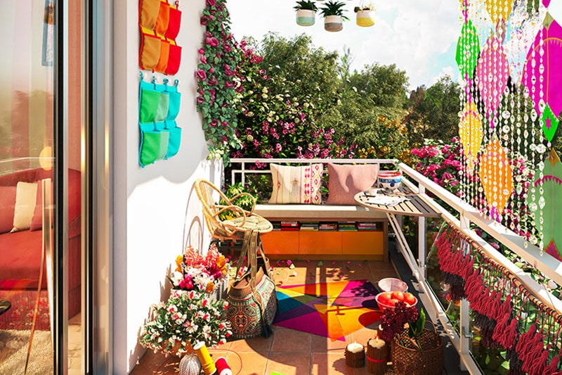 Paper kite crafts are the best Makar Sankranti decoration and Pongal ideas to hang on the balcony