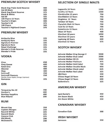 The Square - Hotel Novotel menu 