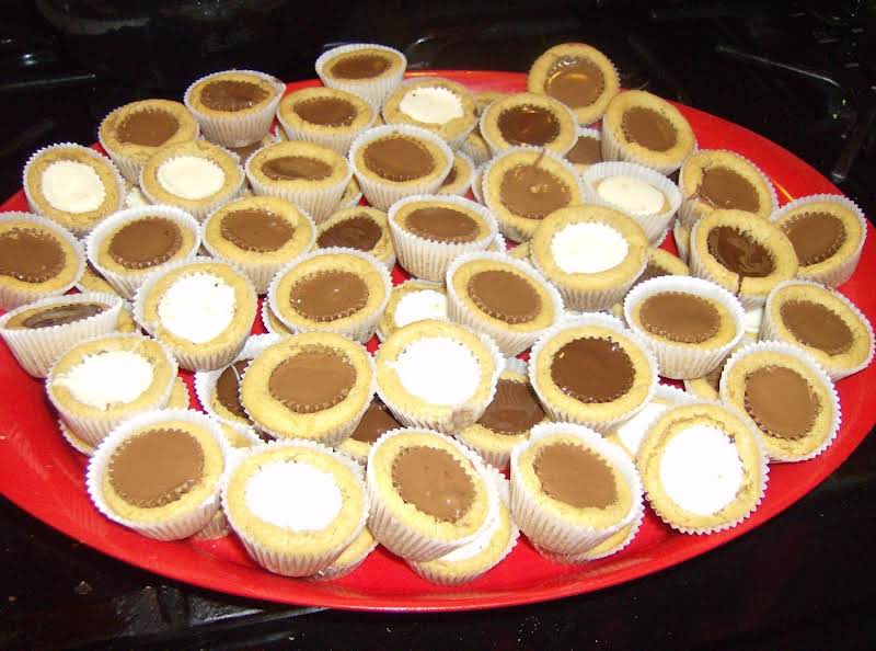 Rose's Easy Double Peanut Butter Cookie Cups This Is A Variety Of Different  Mini Peanut Butter Chocolates Cups That I Buy At Walmart & Insert Into The Cookie As They Bake, And Sometimes I Will Add Them Afterwards.
