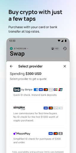 Screenshot MEW crypto wallet: DeFi Web3