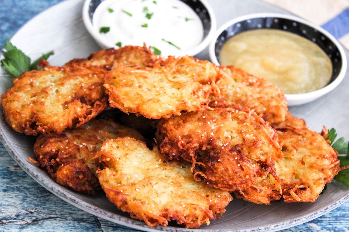 Potato Latkes Recipe | Just A Pinch Recipes